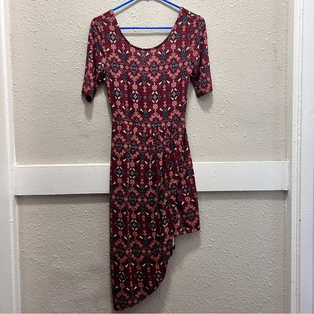 Everly for Francesca's Asymmetrical Floral Dress